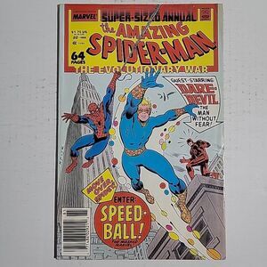 Amazing Spider-Man Annual #22 *KEY* 1st Speedball Marvel 1988  BAGGED & BOARDED